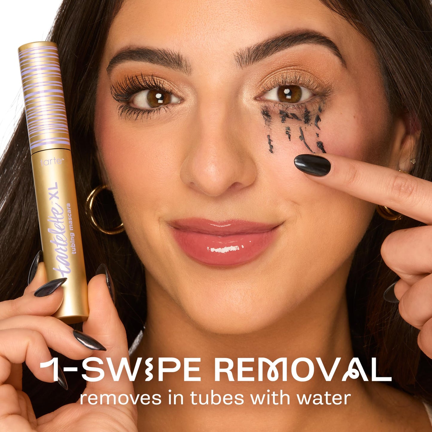 tarte tartelette XL tubing mascara – Lash Extensions in a Tube with Peptide, Extra-Bold Buildable Length & Volume, Smudge-Proof Longwear, Easy-to-Remove, Vegan & Cruelty-Free, travel size, black