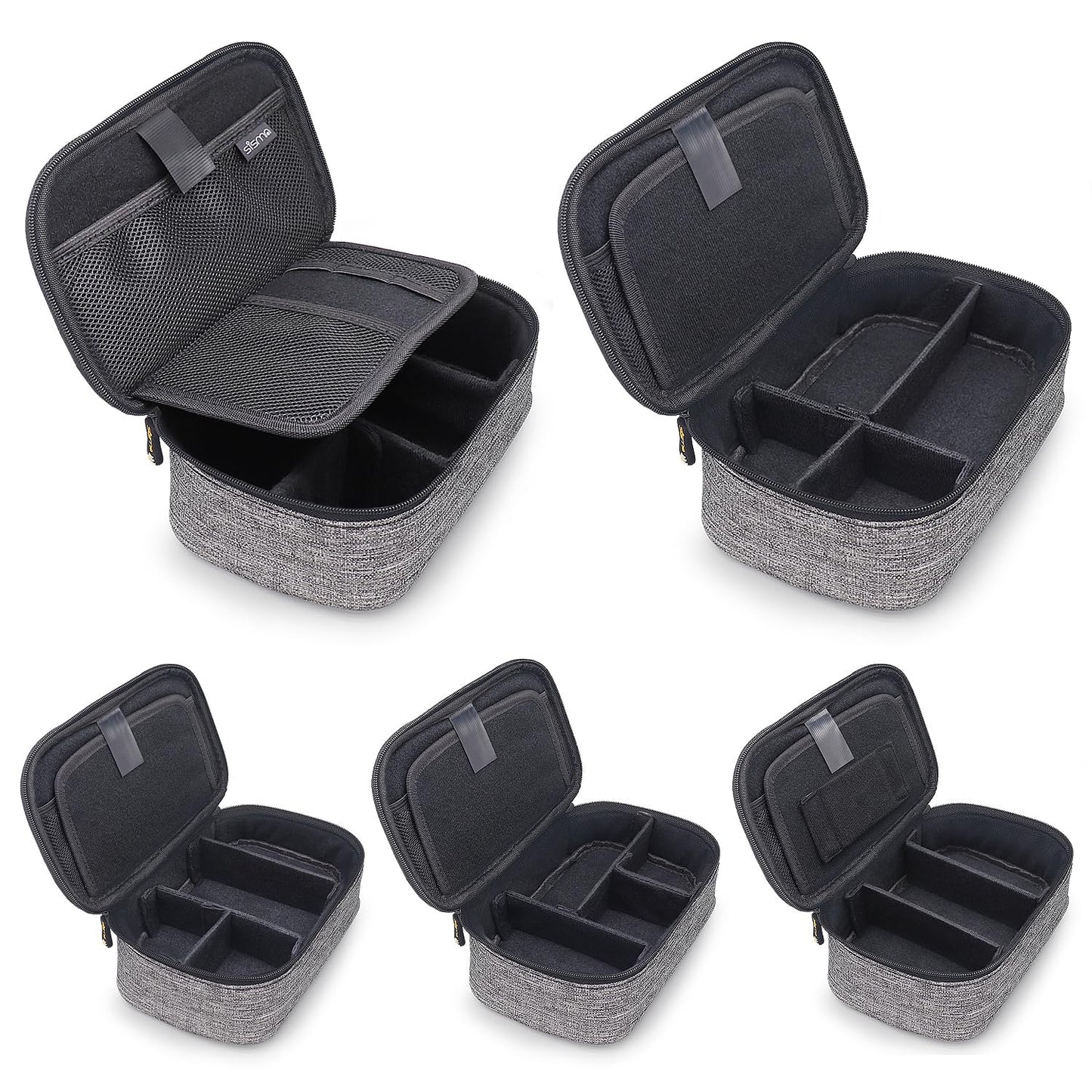 Sisma Travel Cords Organizer Universal Small Electronic Accessories Carrying Bag for Cables Adapter USB Sticks Leads Memory Cards