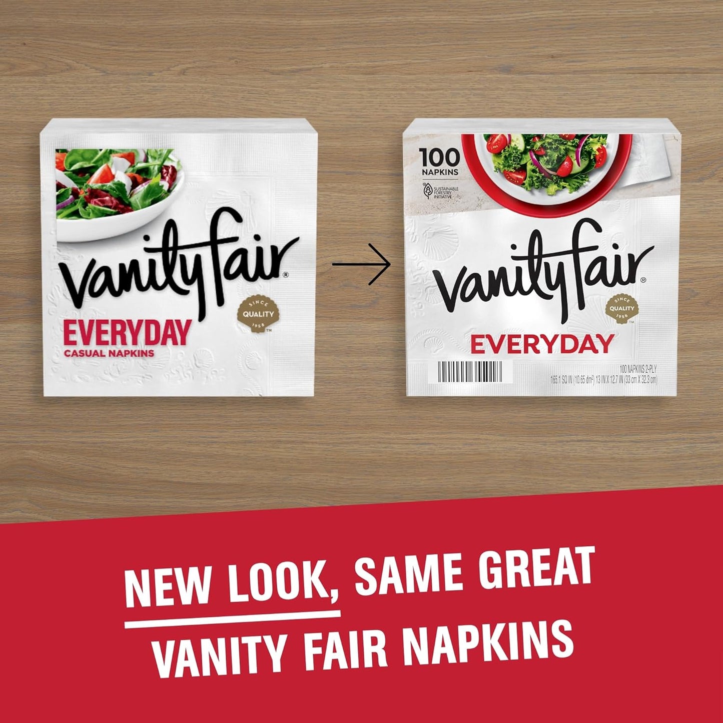 Everyday Paper Napkins - Soft & Smooth Disposable Napkins | 200 Count for Meals