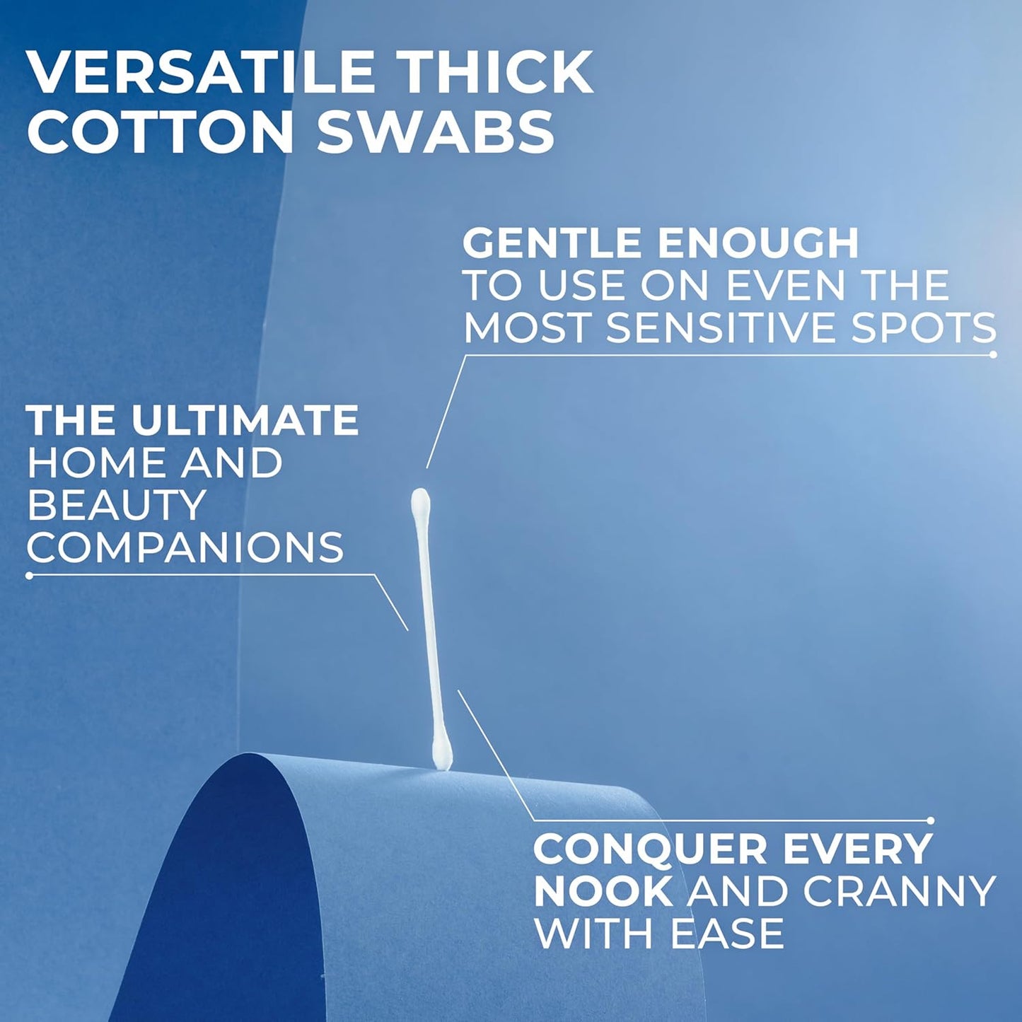 Q-tips Cotton Swabs - Organic Precision Tips for Hygiene | 30 Count Pack