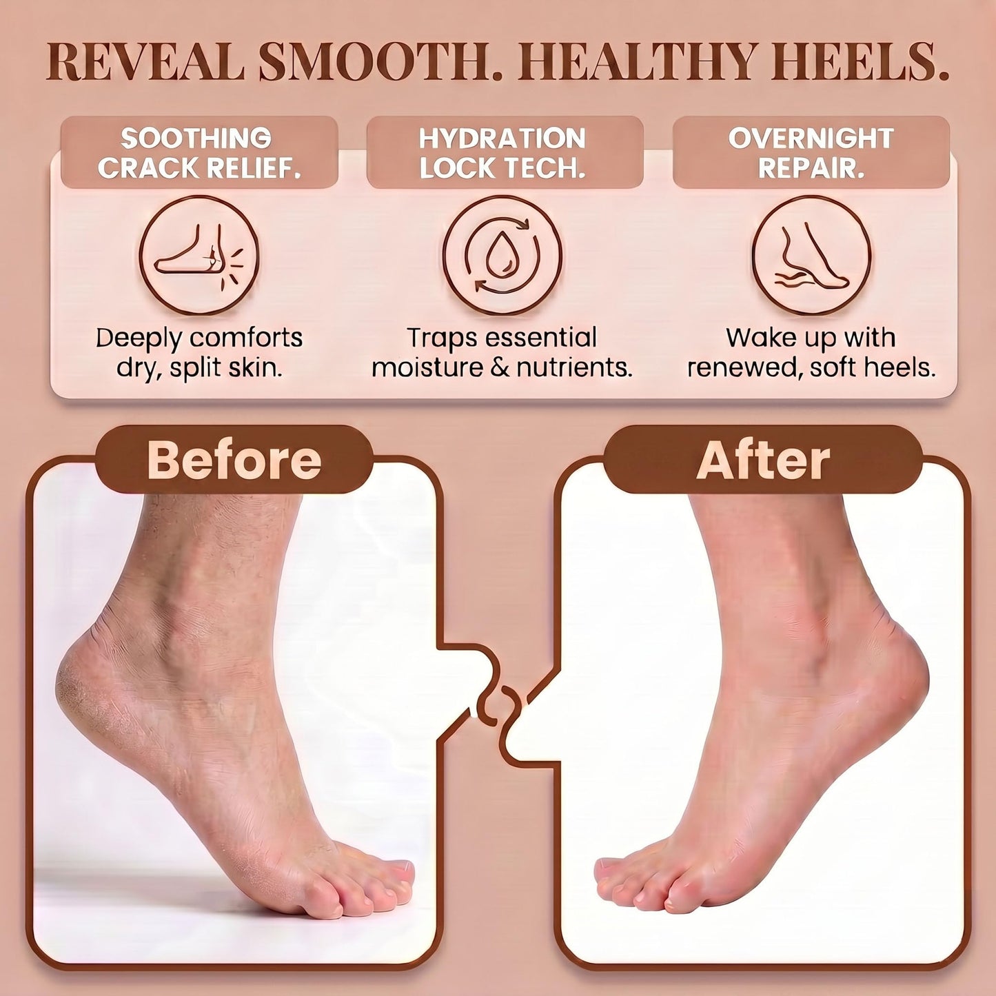 Moisturizing Socks 3 Packs Foot Moisturizer Spa Socks for Dry Cracked Heel Feet Moisture Hydrating Silicone Socks for Foot Care