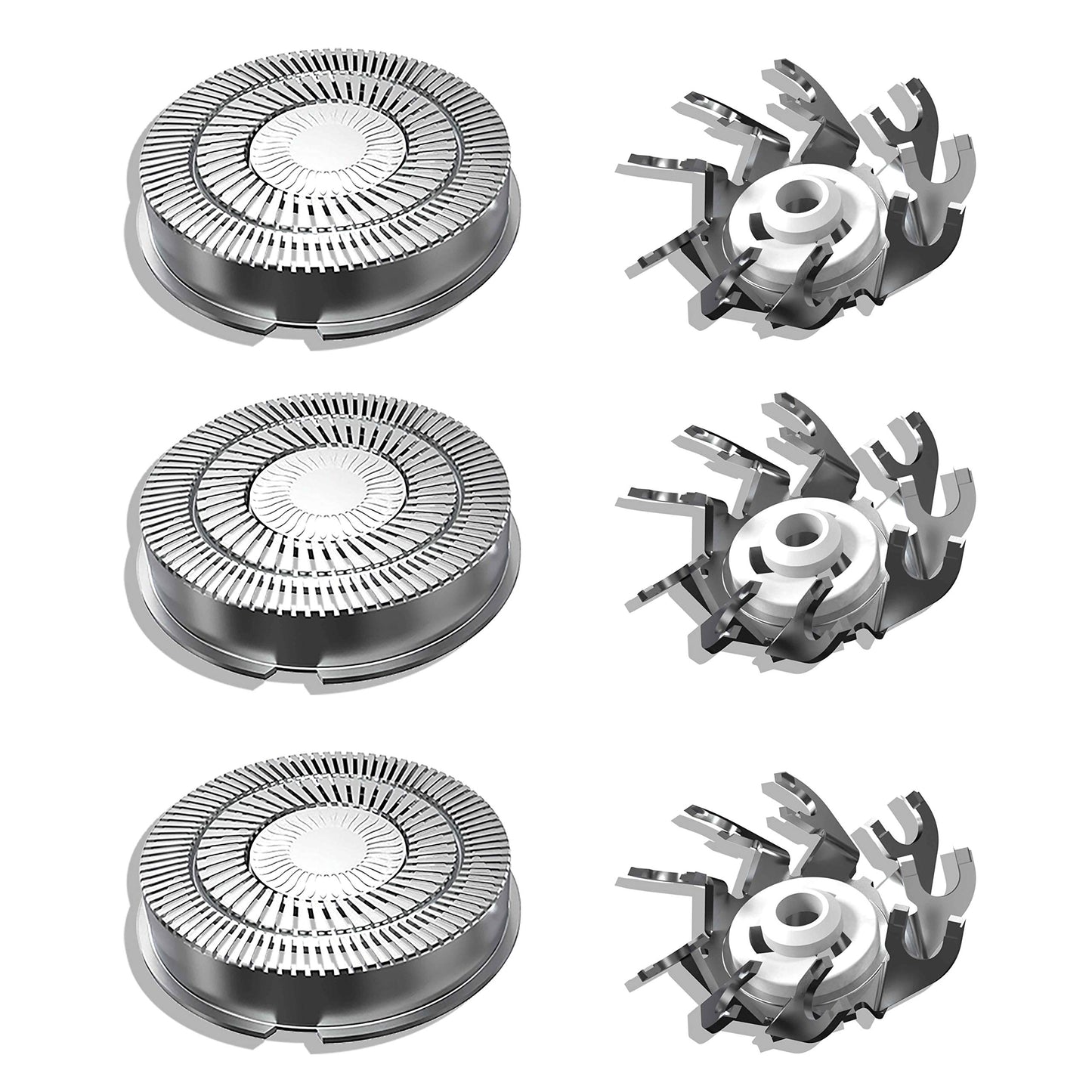 3 Pack Upgraded HQ8 Replacement Heads for Phi-lips Norel-co Aquatec Shaver Razor Blades AT810 AT811 AT814 AT815 AT830 AT880 AT890 AT890 AT891 AT895