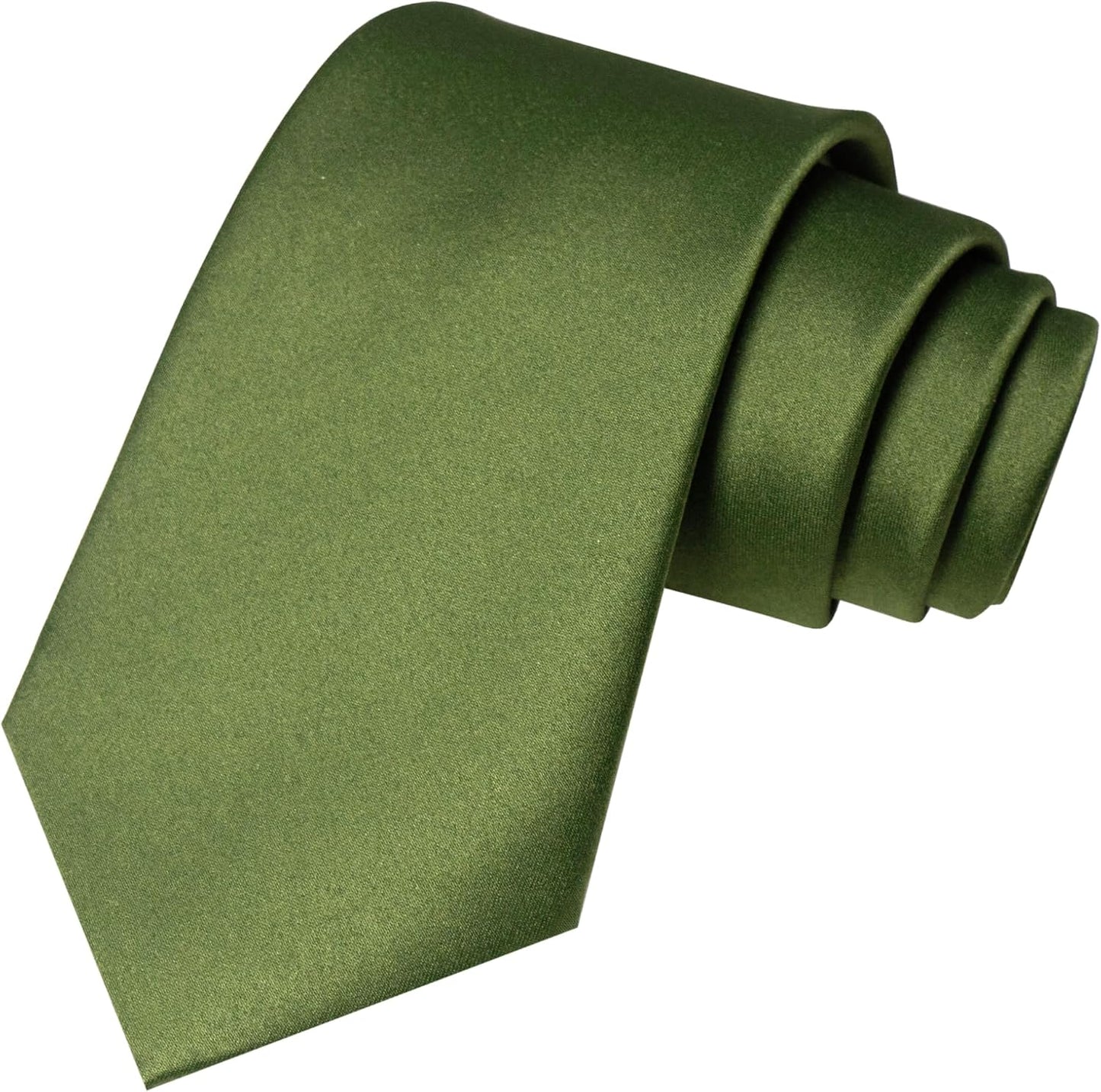 Solid Color Tie for Men - Business & Wedding Necktie | Elegant Design