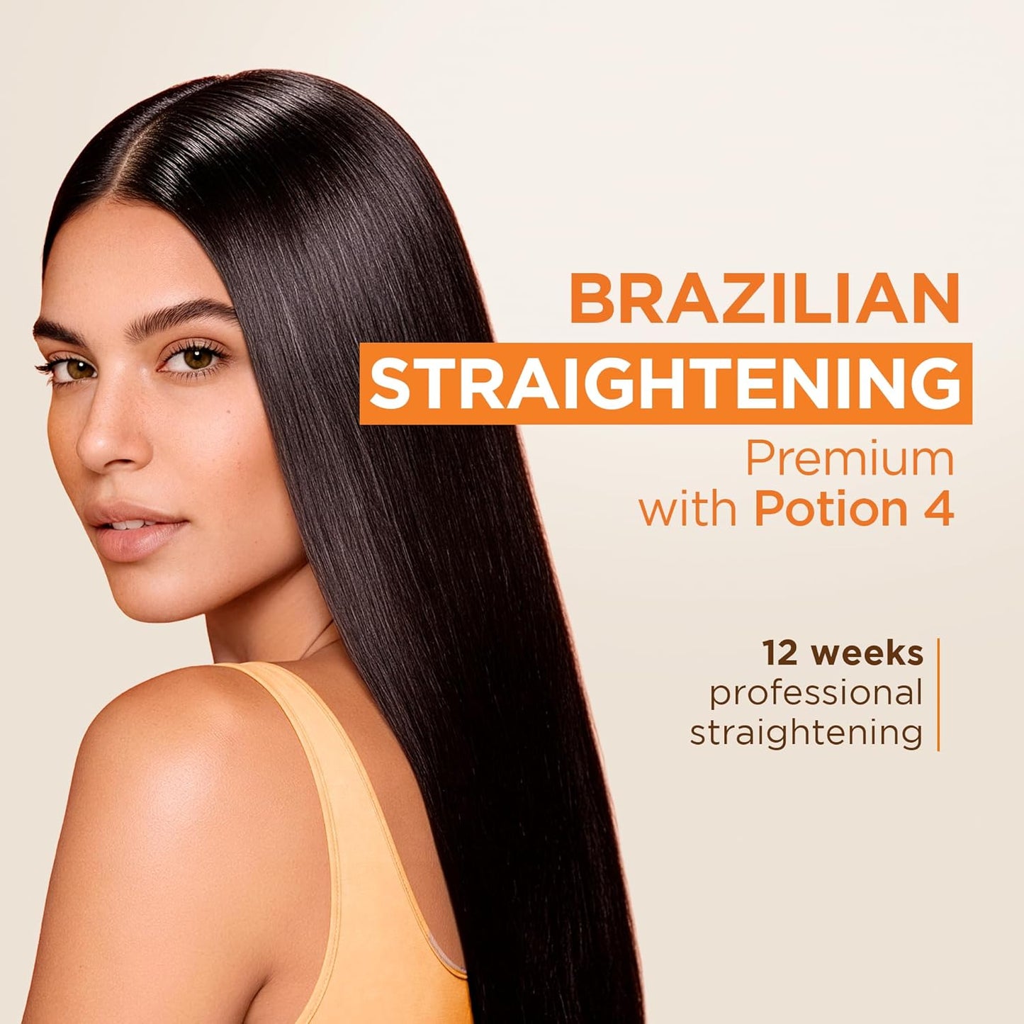 KATIVA Brazilian Keratin Straightening Kit - Smoothing Treatment with Heat Protectant Serum | Anti-Frizz, Vegan, 12 Weeks