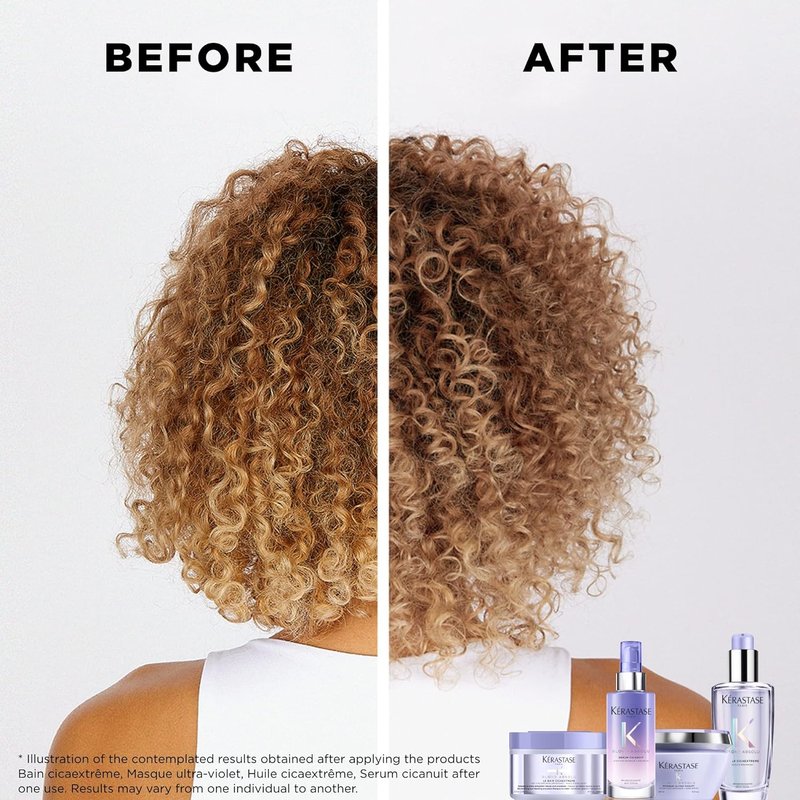 Kerastase Blond Absolu Cicaplasme Serum - Hydrating Leave-In Serum for Color-Treated Hair | Heat Protection Up to 450°F