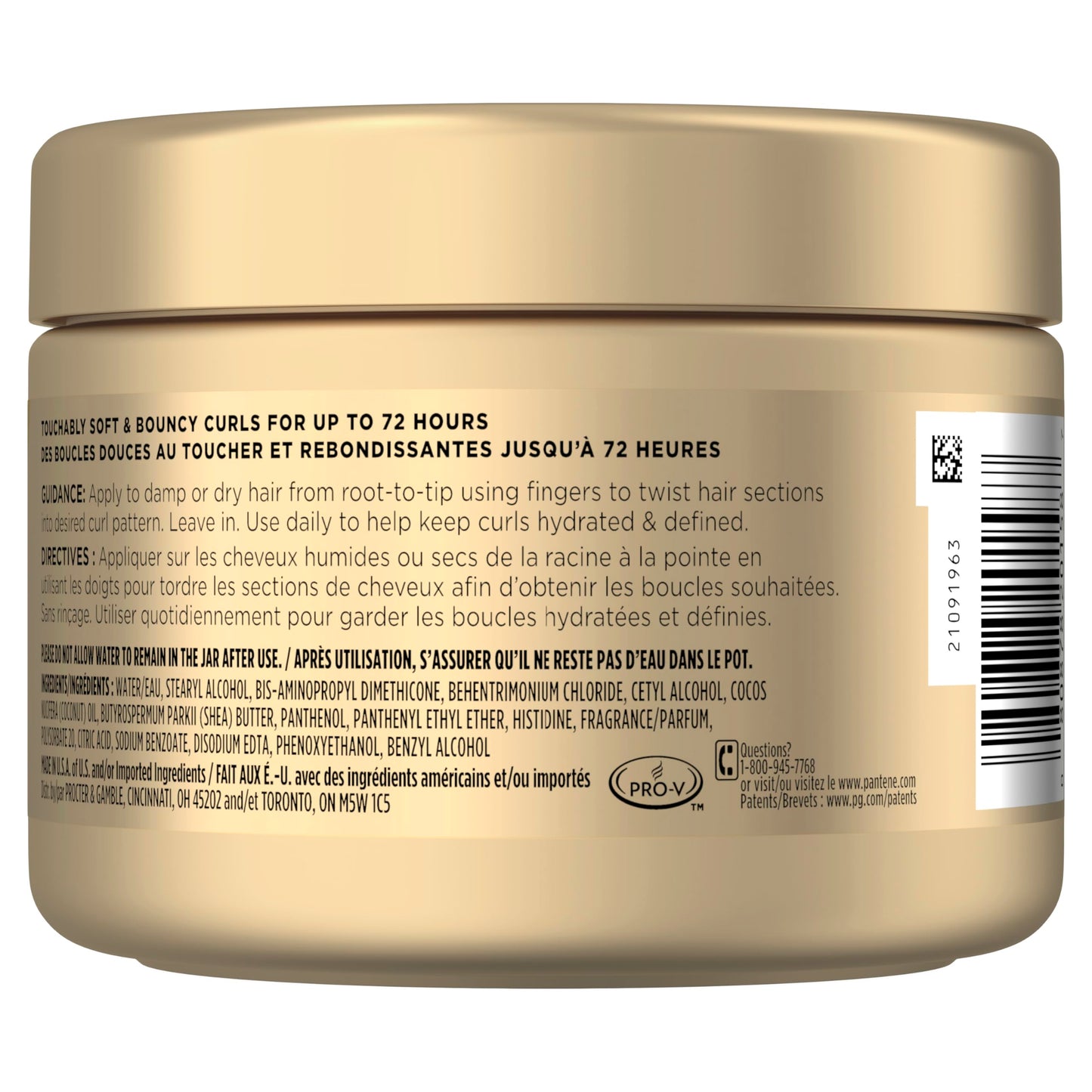 Pantene Miracle Rescue Curl Define & Shine Leave-On Conditioner, 10.1 FL OZ