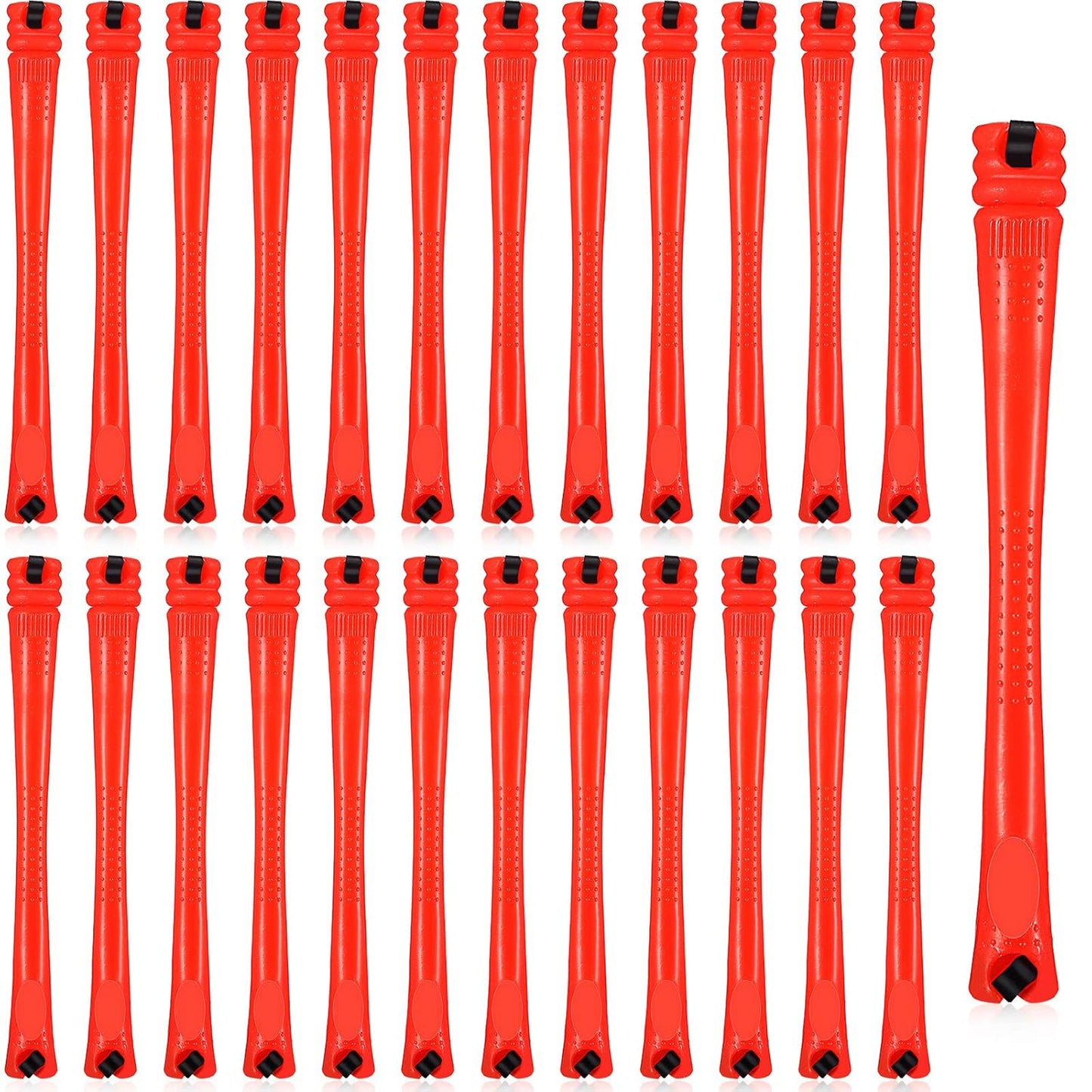 WILLBOND Hair Perm Rods - 84 Pieces Cold Wave Curling Rollers for Professional Hairdressing | 0.2 Inch, Red