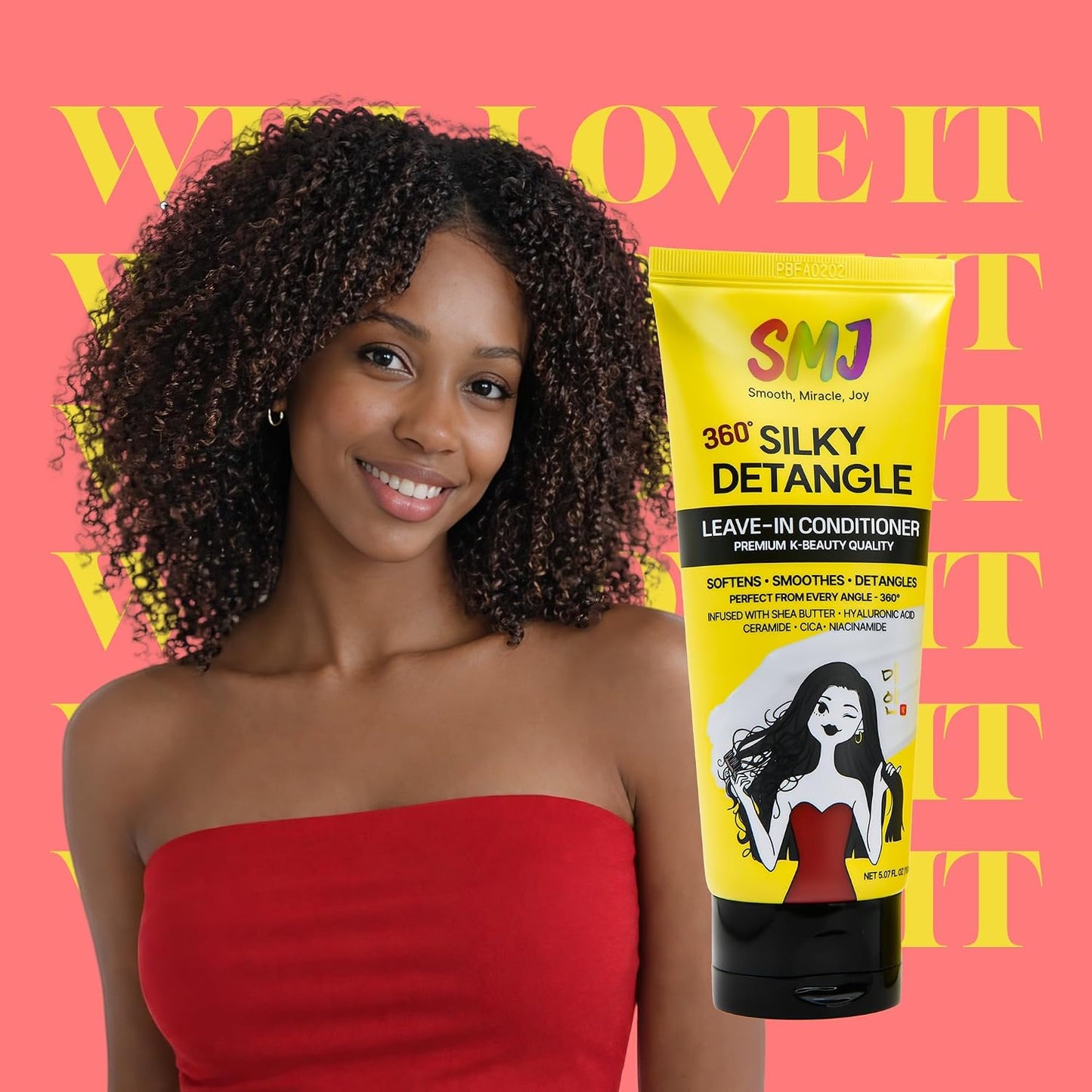 360° Silky Detangle Leave-In Conditioner - Easy Slip & Moisture Control | Lightweight Cream for Braids & Natural Hair | 5.07 FL OZ
