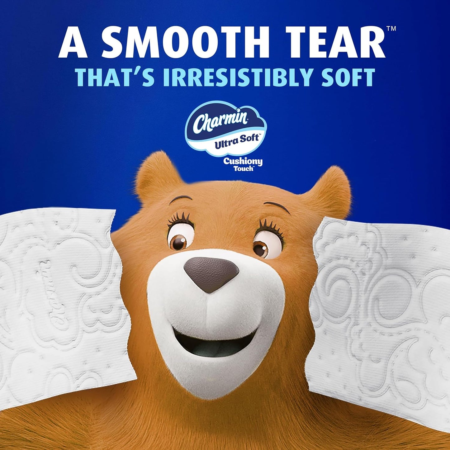 Charmin Ultra Soft Toilet Paper - Cushiony Touch, 24 Mega Rolls | White, Family Size