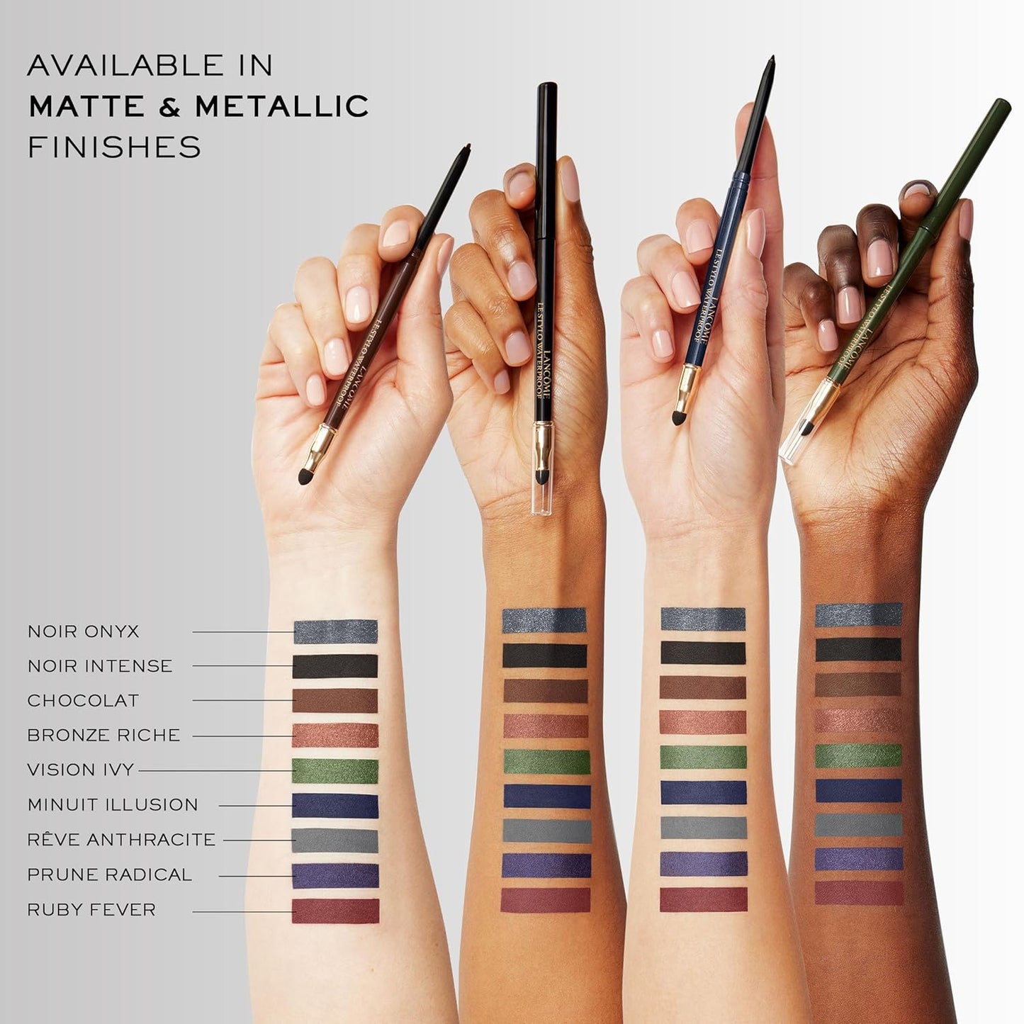 Lancôme Le Stylo Waterproof Eyeliner - Long-Lasting Formula for Bold Eyes | Smudge-Proof, Easy Application