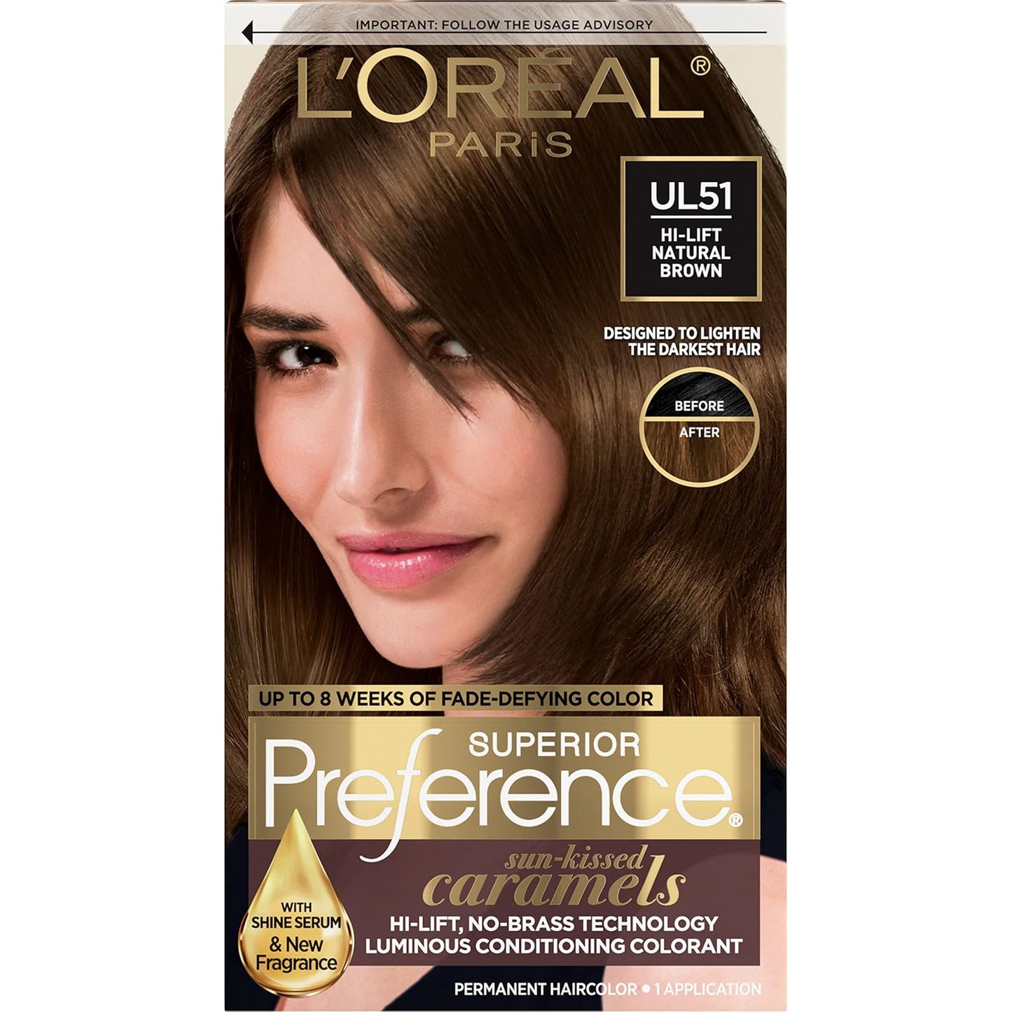 L'Oreal Paris Hair Color - Superior Preference Dark Ash Blonde 7A | Fade-Defying Permanent Dye for 9 Weeks of Radiance