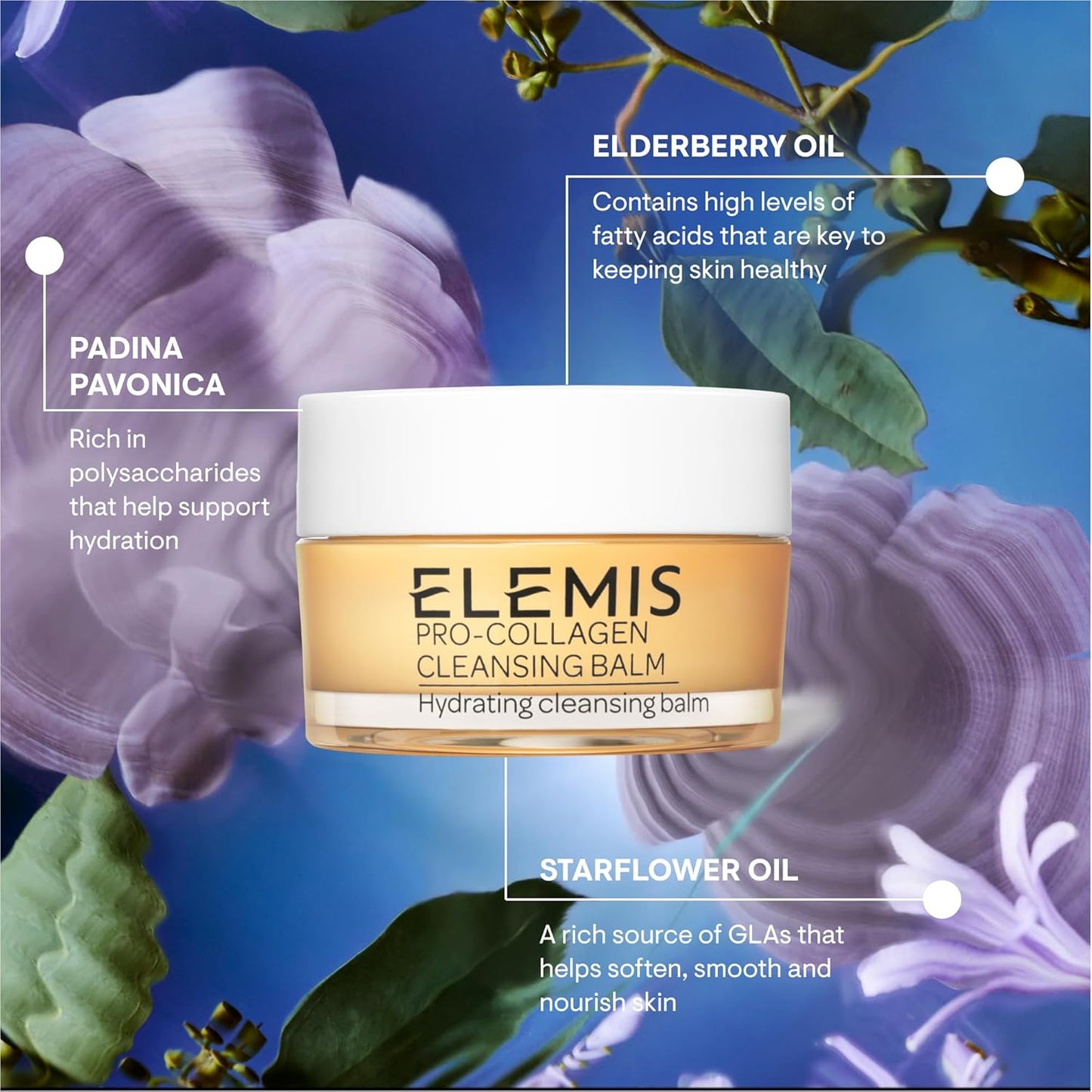 ELEMIS Pro-Collagen Cleansing Balm - Hydrating Makeup Remover | 20g Deep Cleanse Formula