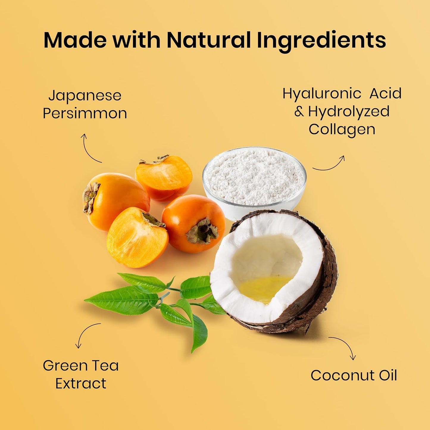 Japanese Persimmon Cleanser Bar - Natural Body Odor Solution | Organic Skin Care, 2-Pack Bundle