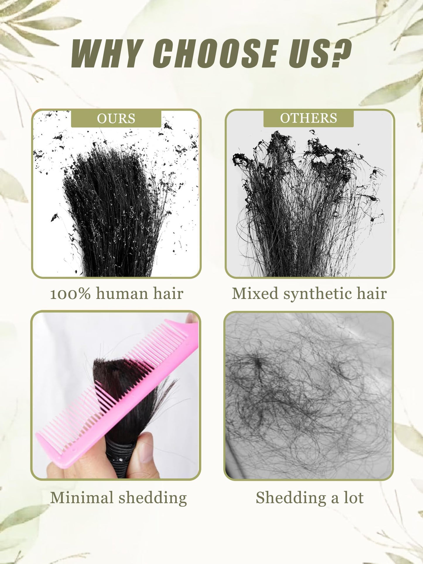 KULYMUWIG Human Braiding Hair for Boho Braids 18 Inch 100 g 4 Bundles Deep Wave Bulk Human Hair for Braiding No Weft 10A Curly Human Hair Extensions for Braids Wet and Wavy Braid
