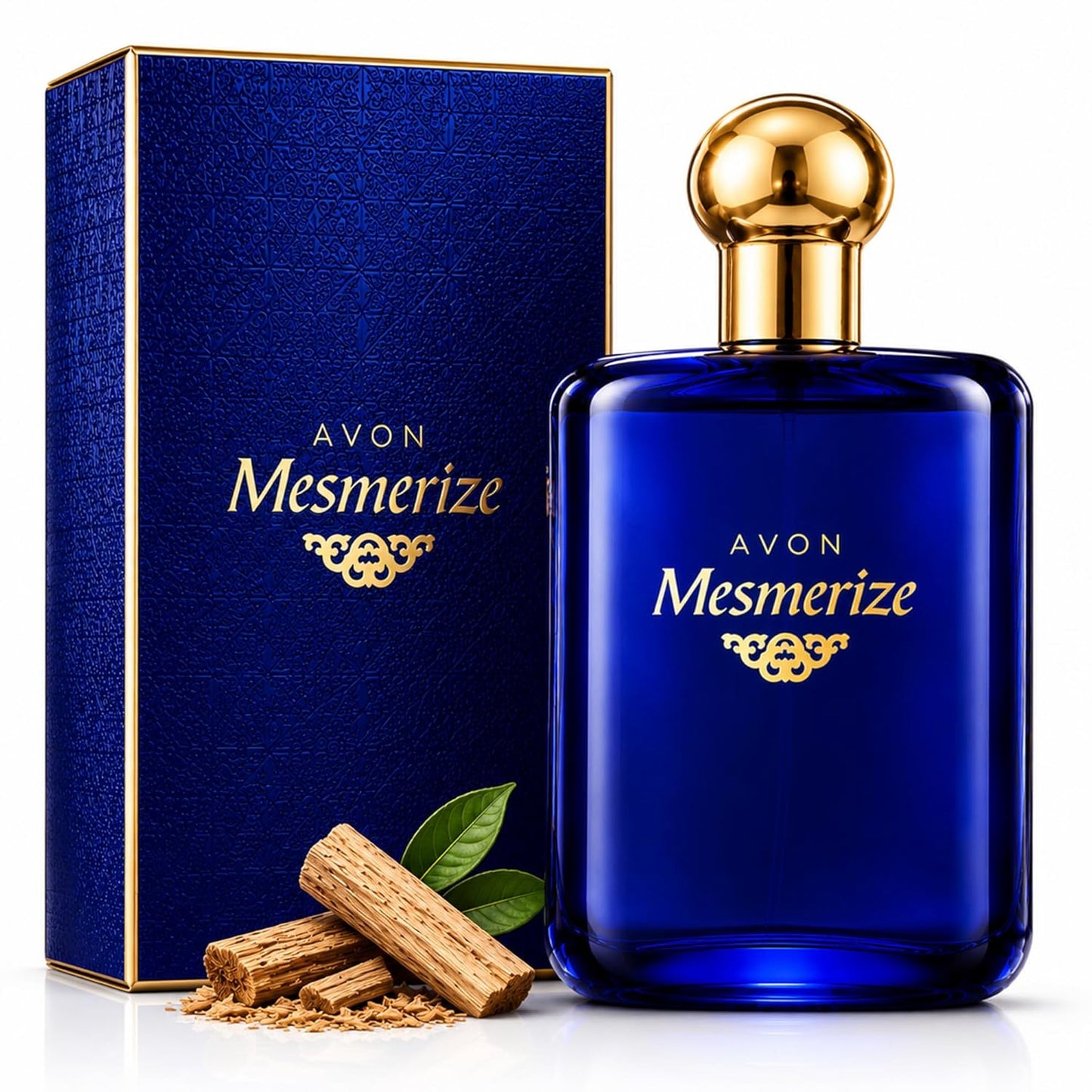 AVON Mesmerize Cologne Spray - Long-Lasting Men's Cologne with Sandalwood & Amber | 3.4 fl oz Travel Size