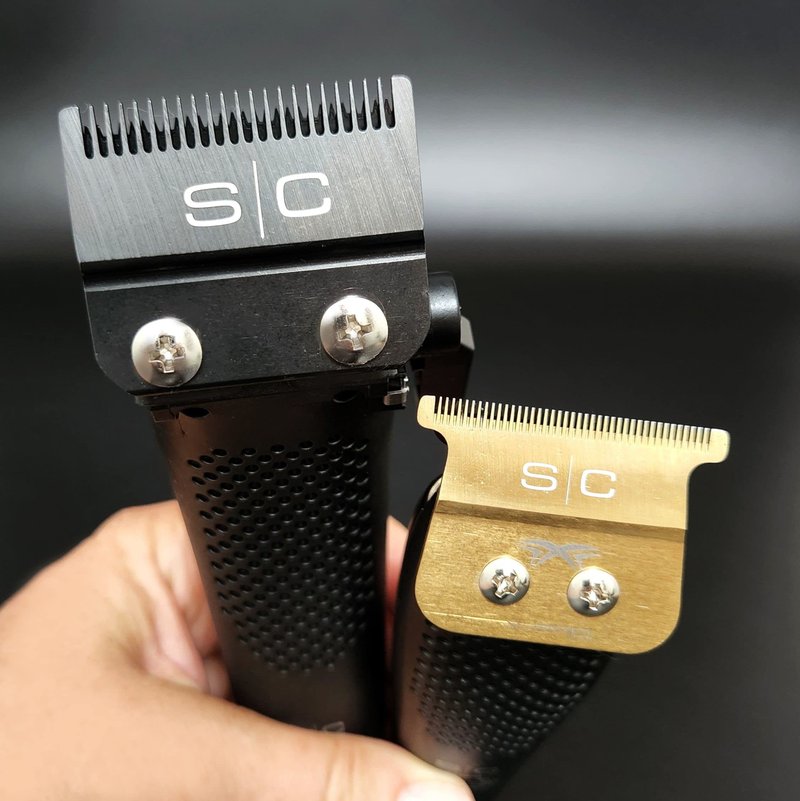 Stylecraft Rogue Professional 9V Magnetic Motor Cordless Clipper and Trimmer Combo Set Matte Gunmetal