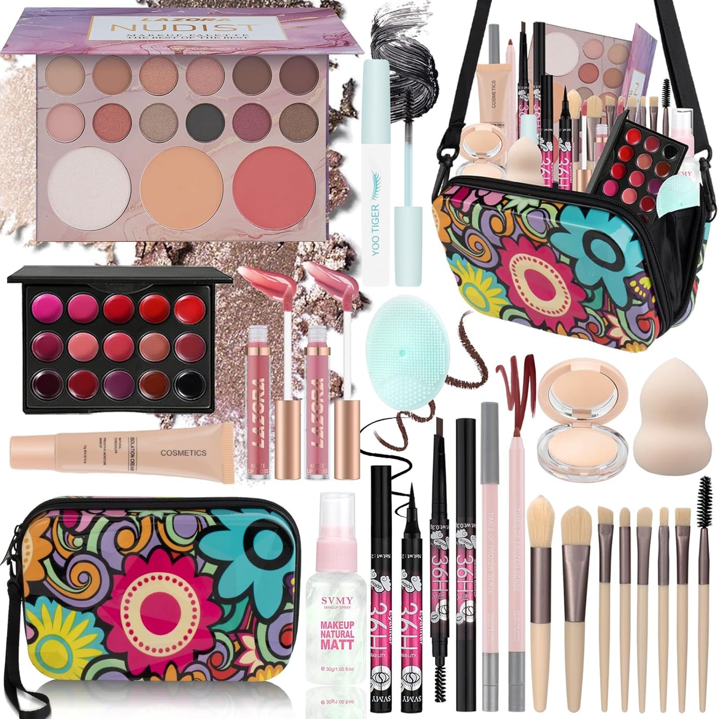 Makeup Set for Teens & Beginners - Travel-Friendly Kit | Perfect Gift for Girls