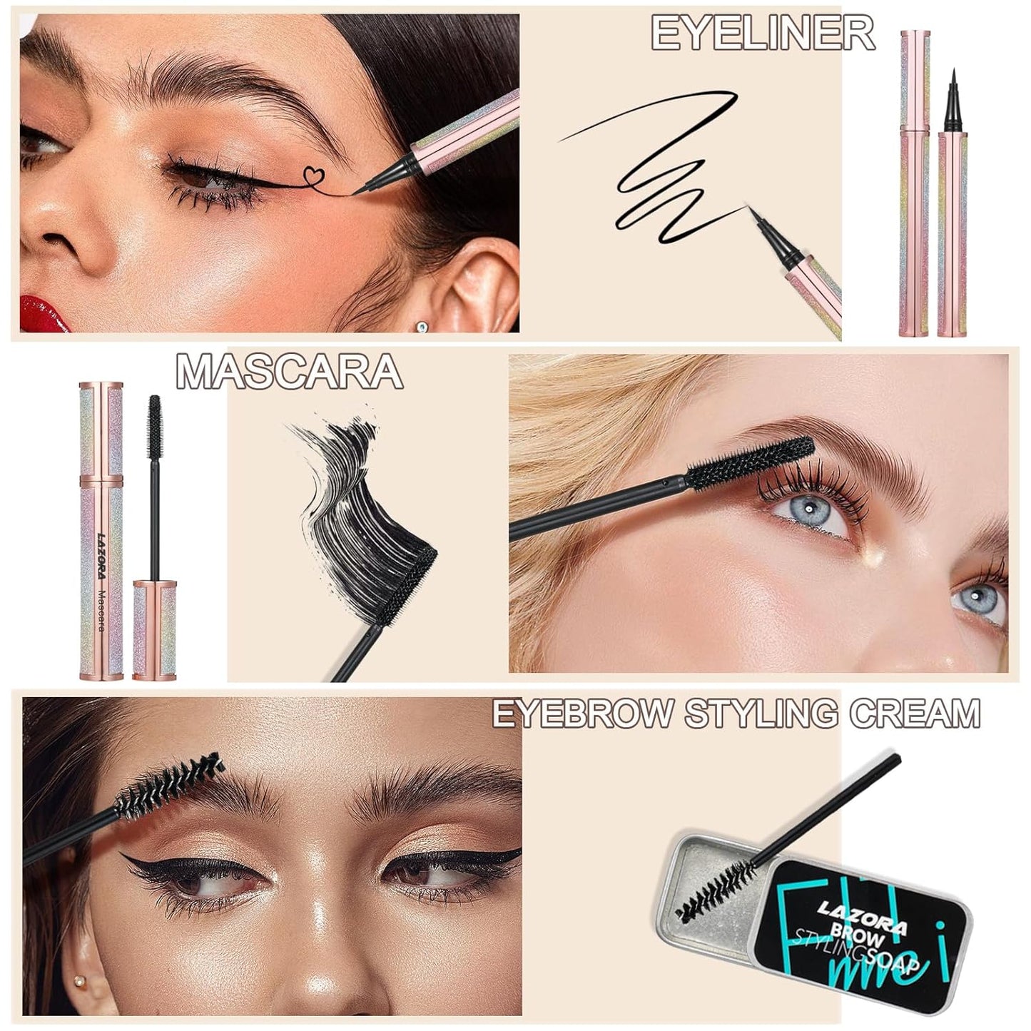 Makeup Kit for Women - 18 Colors Eyeshadow Palette & Foundation | Complete Set for Teen Girls & Beginners