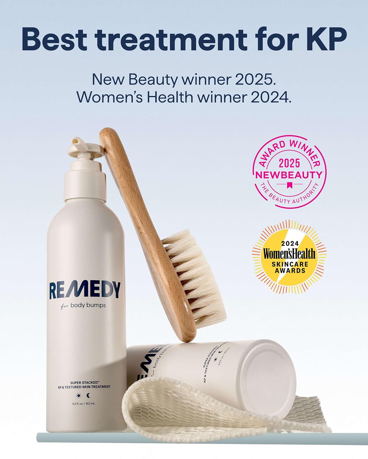 KP Exfoliating Body Moisturizer - Keratosis Pilaris Treatment with Urea & Lactic Acid | Smoothing Lotion for Textured Skin