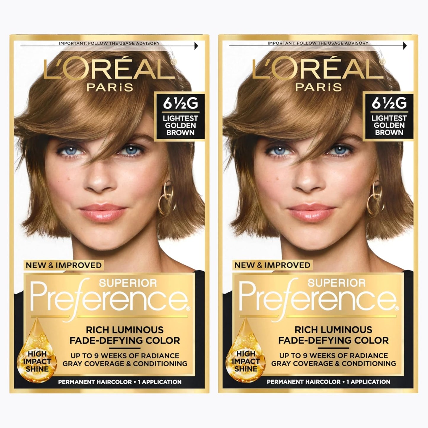L'Oreal Paris Hair Color - Superior Preference Dark Ash Blonde 7A | Fade-Defying Permanent Dye for 9 Weeks of Radiance