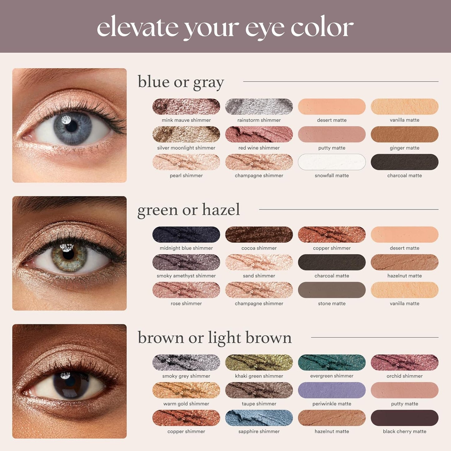Julep Cream-to-Powder Waterproof Eyeshadow Stick - Champagne Shimmer | Long-Lasting, Buildable, Cruelty-Free