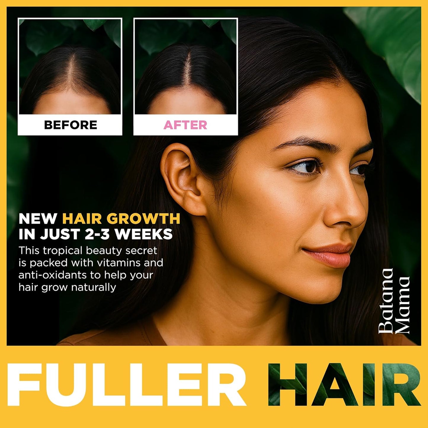 Premium Cold-Pressed Batana Oil for Hair Growth | 100% Pure & Organic, Natural Hair Mask from Honduras