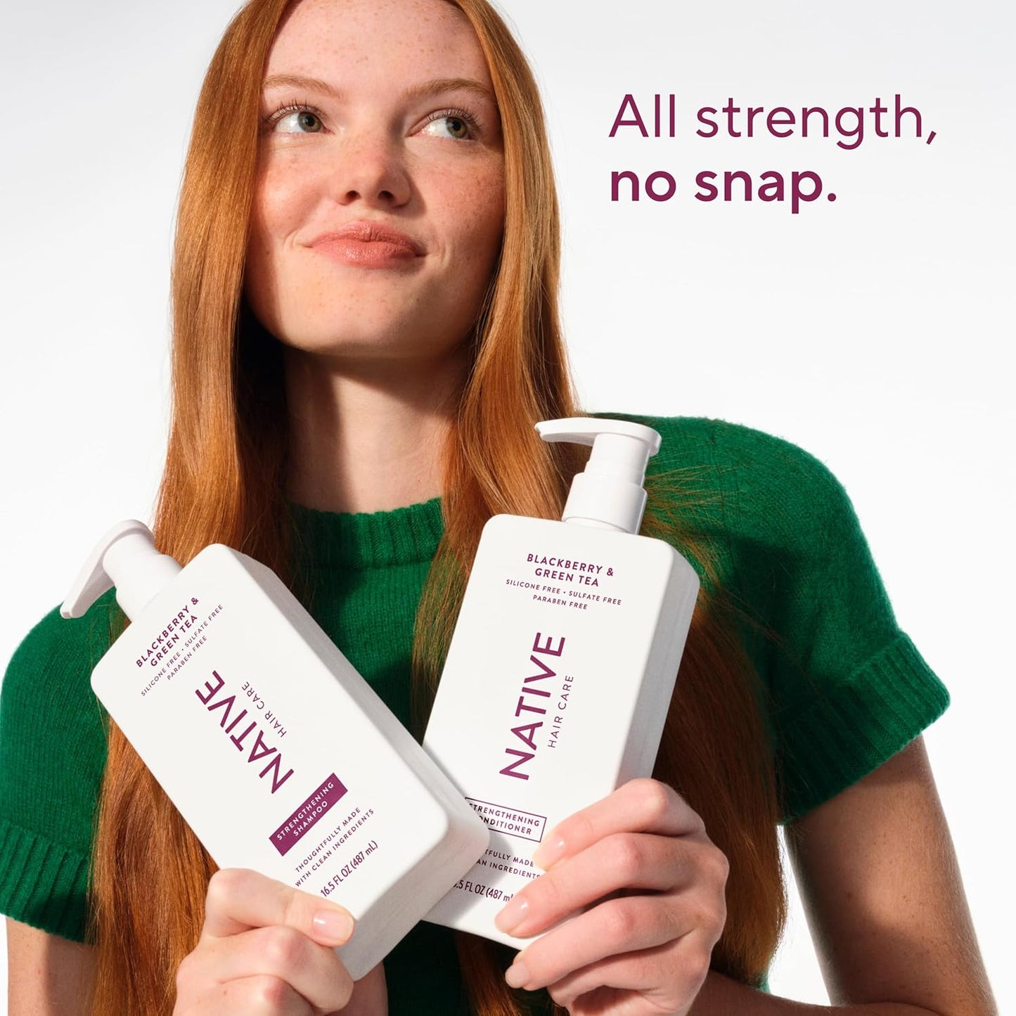 Strengthening Shampoo with Blackberry & Green Tea - 16.5 fl Oz | Nourishing Hair Care