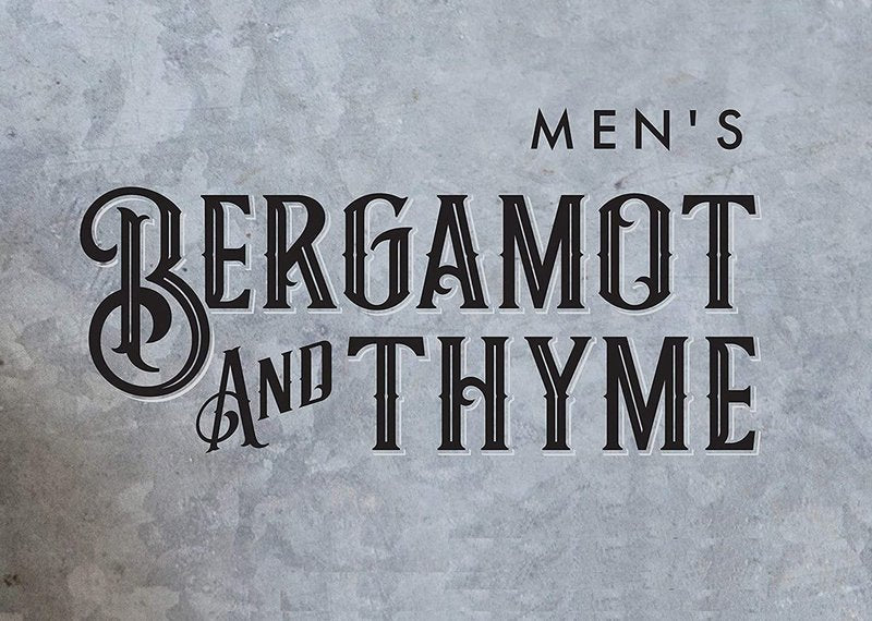 Pre de Provence Bergamot & Thyme Men's Fragrance Collection, Soap Gift Box, 200 Grams