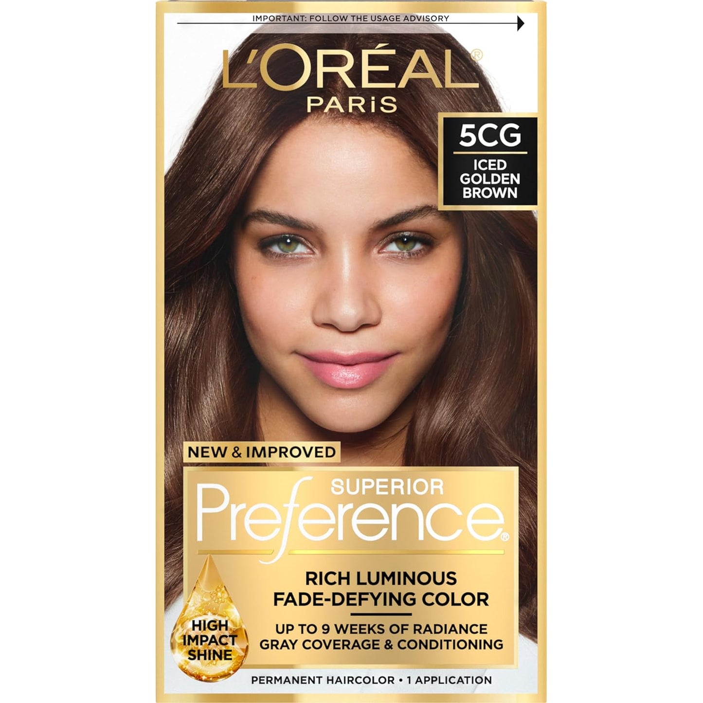 L'Oreal Paris Hair Color - Superior Preference Dark Ash Blonde 7A | Fade-Defying Permanent Dye for 9 Weeks of Radiance