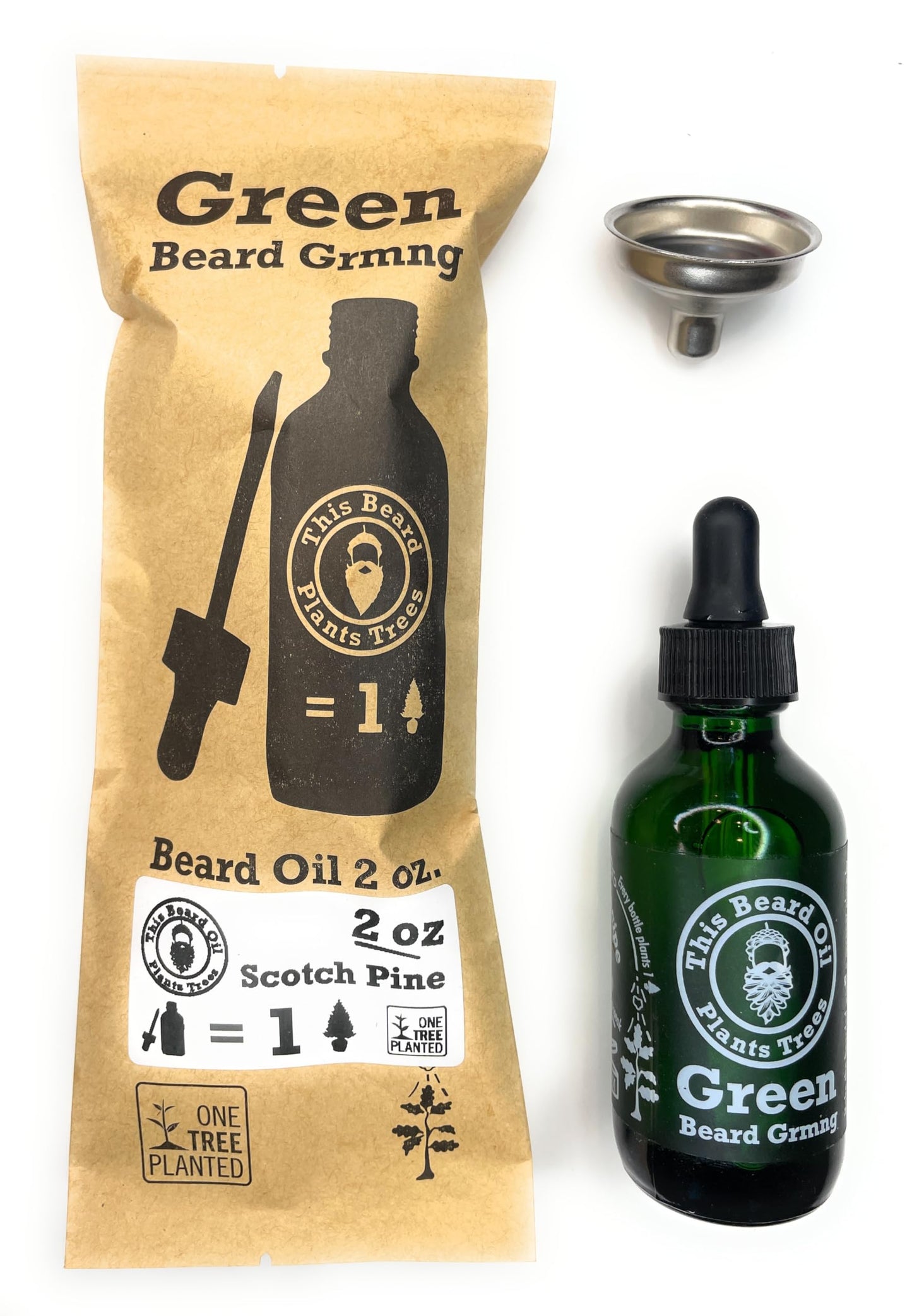 Scotch Pine Beard Oil – Natural Men’s Beard Oil with Hempseed, Jojoba, Meadowfoam & Coconut Oils – Beard Softener, Strengthens, Moisturizes & Conditioner – By GreenBeard Grmng (Scotch Pine, 1 Pack)