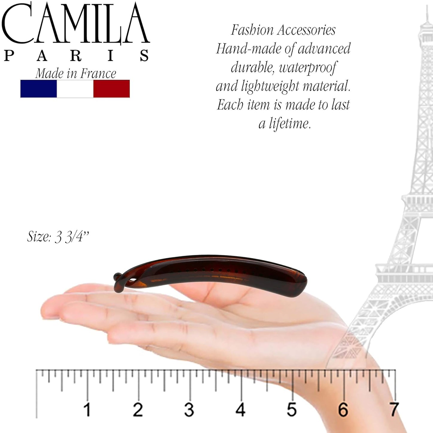French Hair Banana Clincher Clip - Non-Slip Updo Ponytail Holder | Durable Styling Accessory for Women
