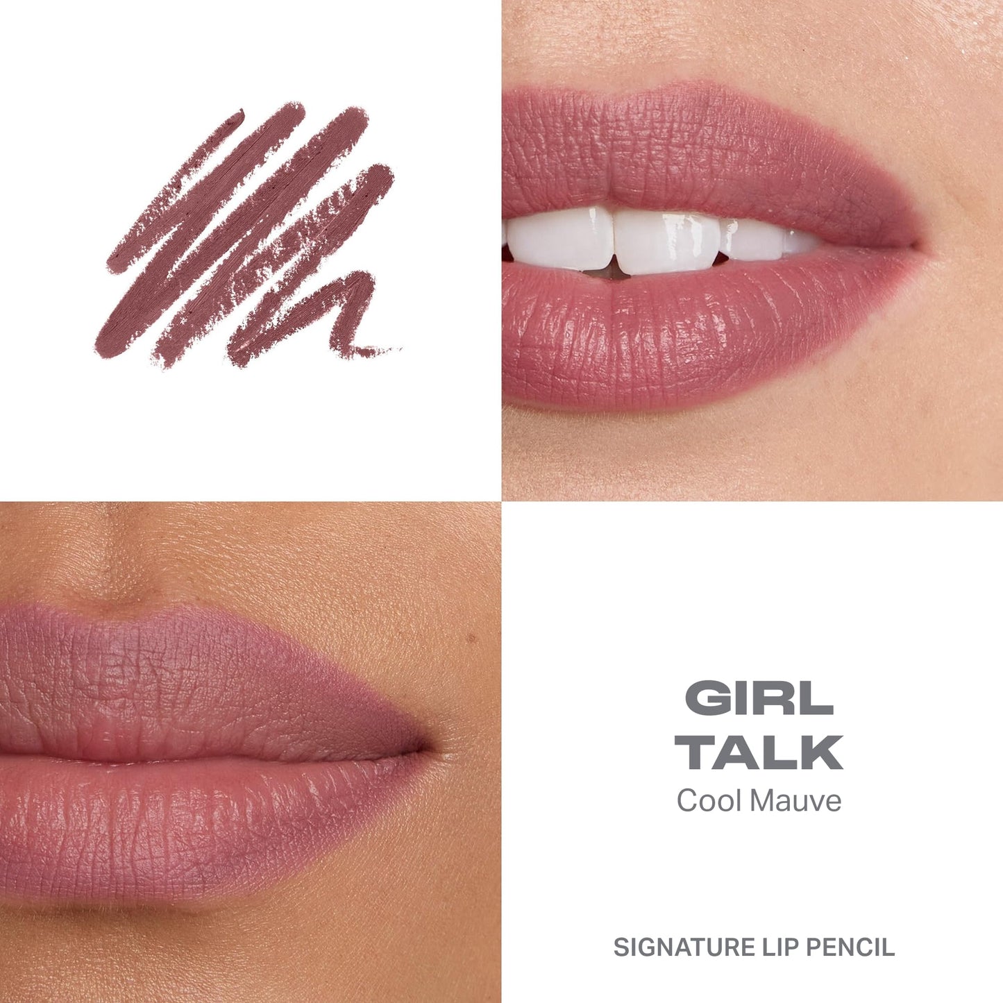Morphe Signature Lip Liner Pencil - Creamy, Long Lasting Definer for Precise Shaping and Filling - Lip Makeup Essential with Smooth Glide - Professional Lipliner Pencil - Makeup Talk (0.05 oz)