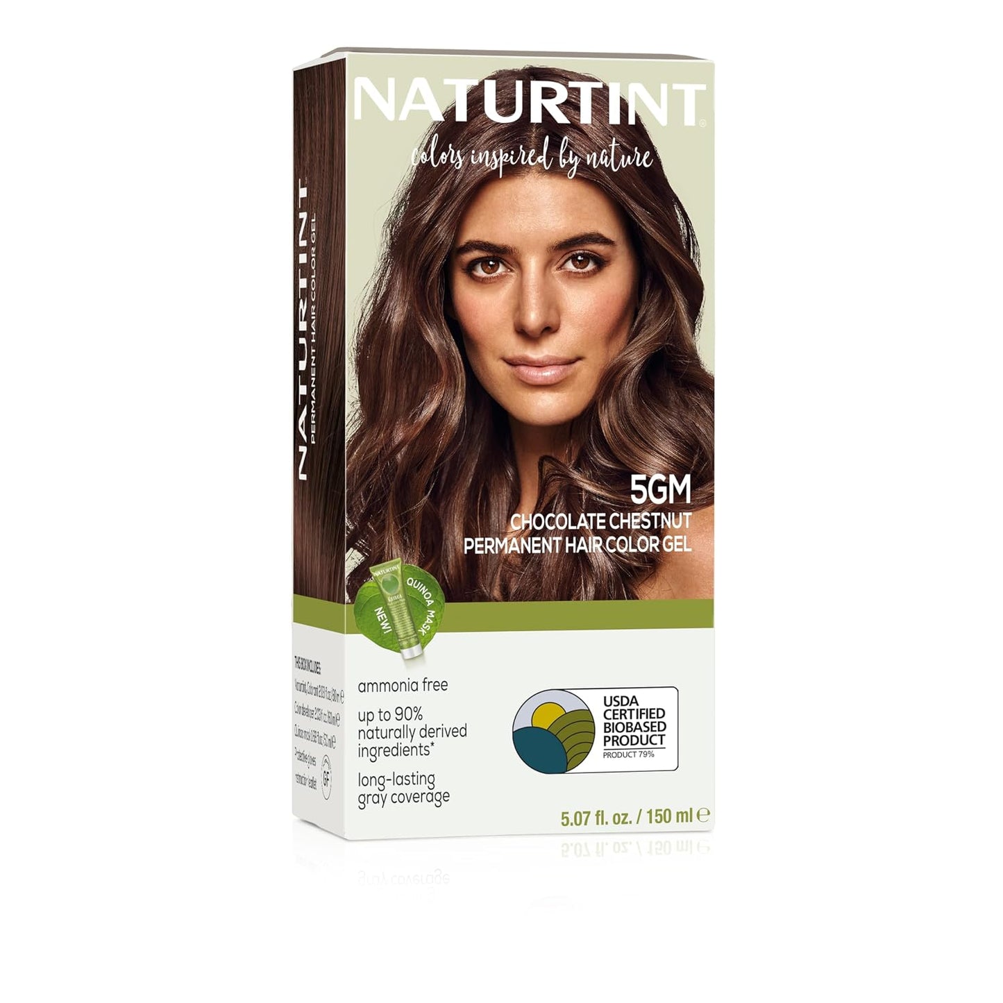 Naturtint 7N Hazelnut Blonde Permanent Hair Color | Ammonia-Free, Vegan, 100% Gray Coverage, Long-Lasting Results