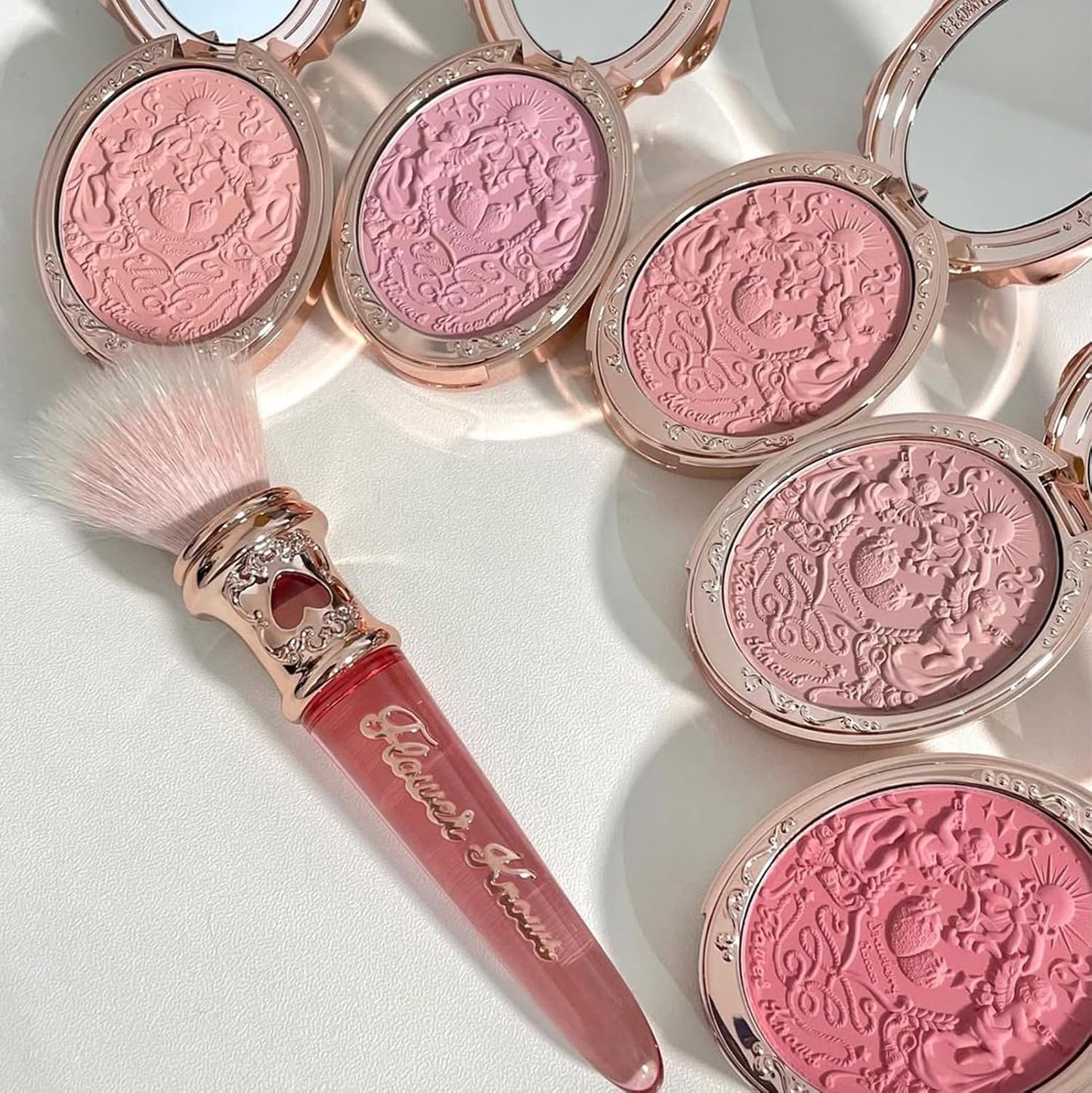 Strawberry Rococo Blush - Peach Pink Matte Powder for Cheeks | Buildable & Long-Lasting Makeup, 0.17 Oz
