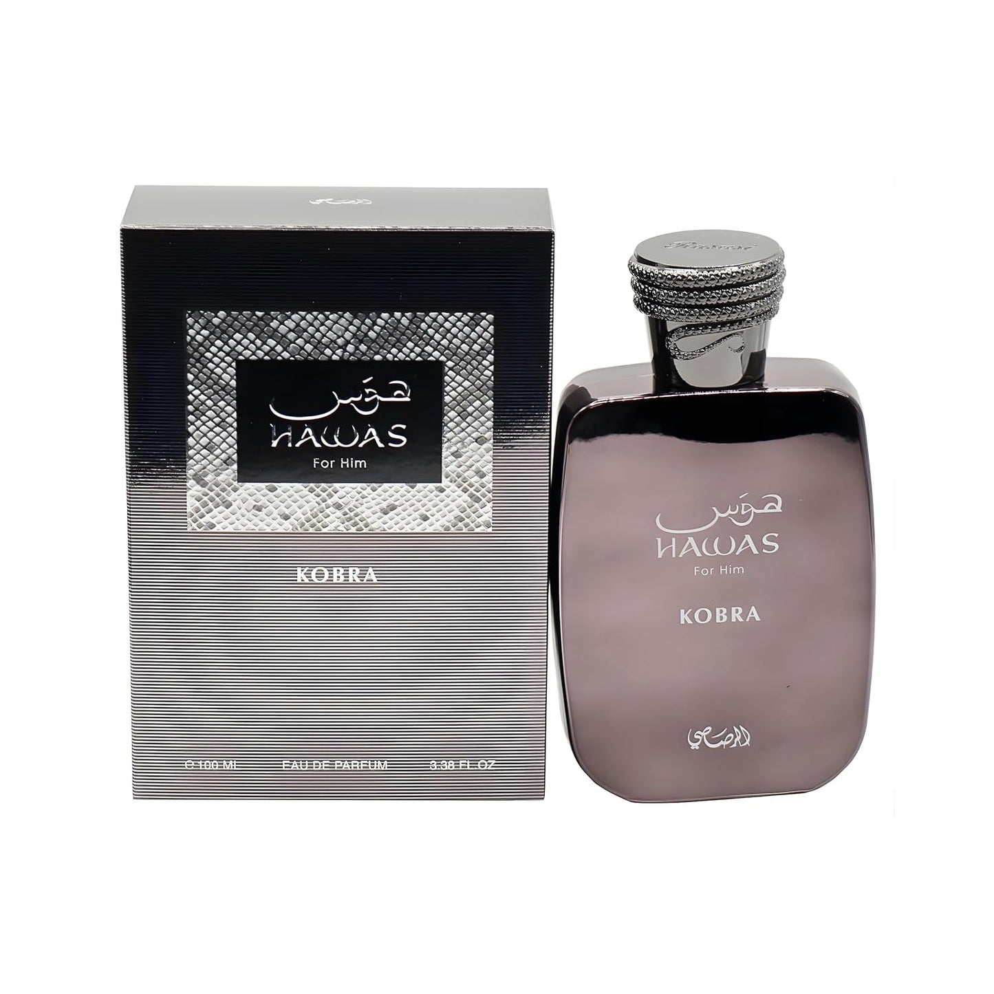 Rasasi Hawas Kobra | Exotic Fragrance for Men - Long-Lasting Scent 100ml