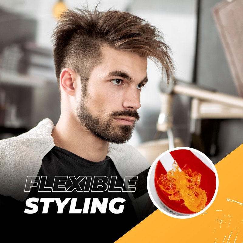 Nishman Hair Styling Gel Wax Mystic Gummy 06