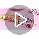 AIPRIDY Murano Glass Beads 10x15mm with Silver Brass Cores - DIY Jewelry Making (50 Pack, Purple)