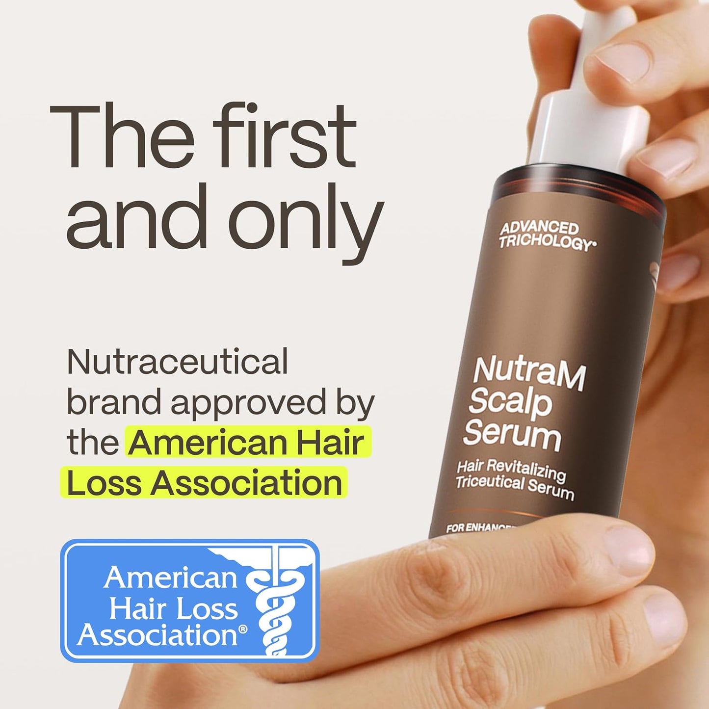 NutraM™ Hair Growth Serum - DHT Blocker for Thinning Hair | Dermatologist Tested, 20 Years of Experience
