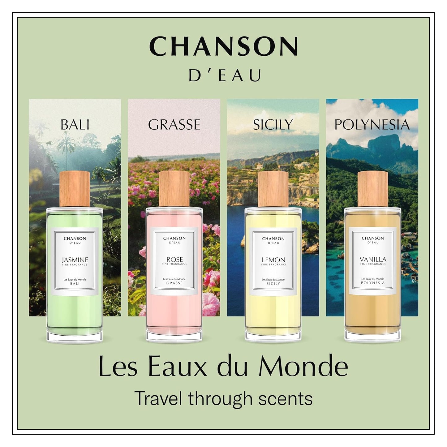 Chanson Vanilla Eau de Toilette - Women's Fragrance with Pear & Sugar Notes | 3.4 fl oz Travel Size