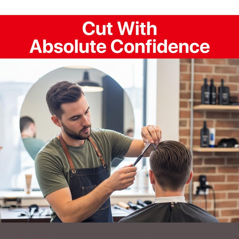 Feather - 7.25-inch Styling Razor Handle – The Professional tool for Hair Cutting, Thinning, Layering, Texturizing and Feathering - The # 1 Stylist and Barber Razor Tool