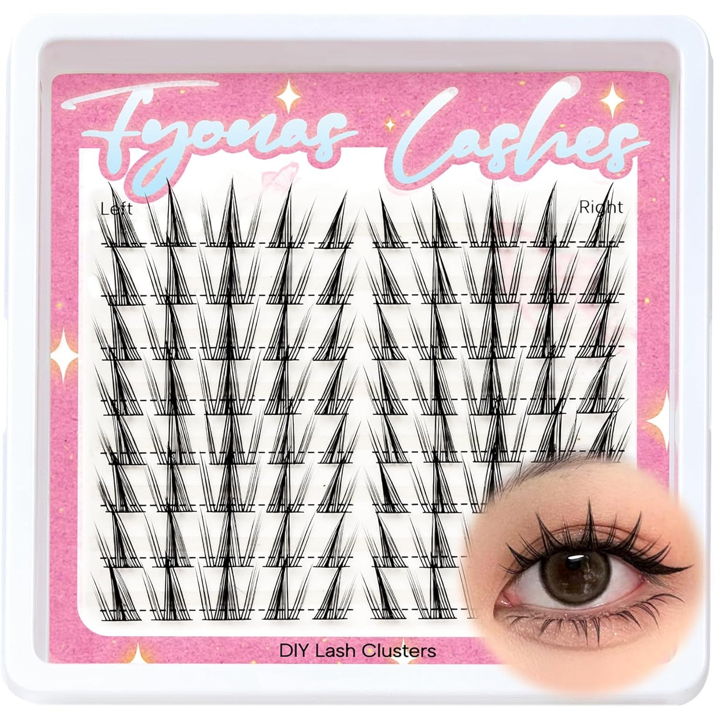 Manga Eyelash Clusters - Spiky Individual Lashes for Volume & Cosplay | 80Pcs C Curl
