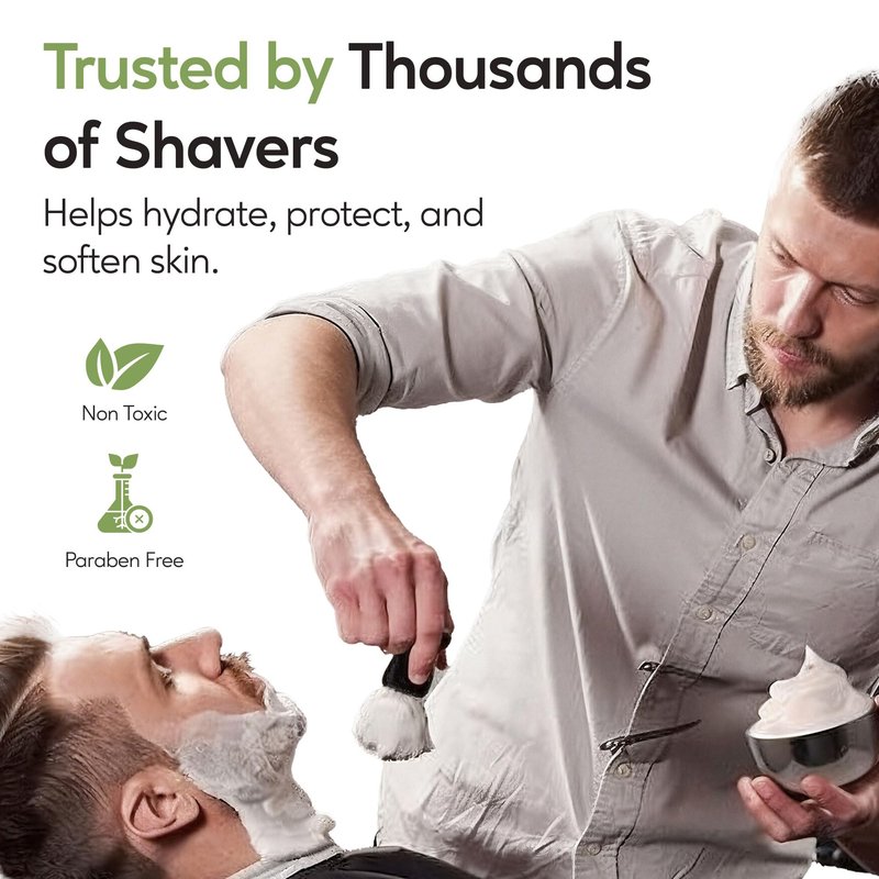 Henry Cavendish Eucalyptus Mint Shaving Soap with Shea Butter & Coconut Oil. Long Lasting 4 oz Puck Refill. Himalaya Fragrance. All Natural. Rich Lather, Smooth Shave. For Ladies and Gentlemen.