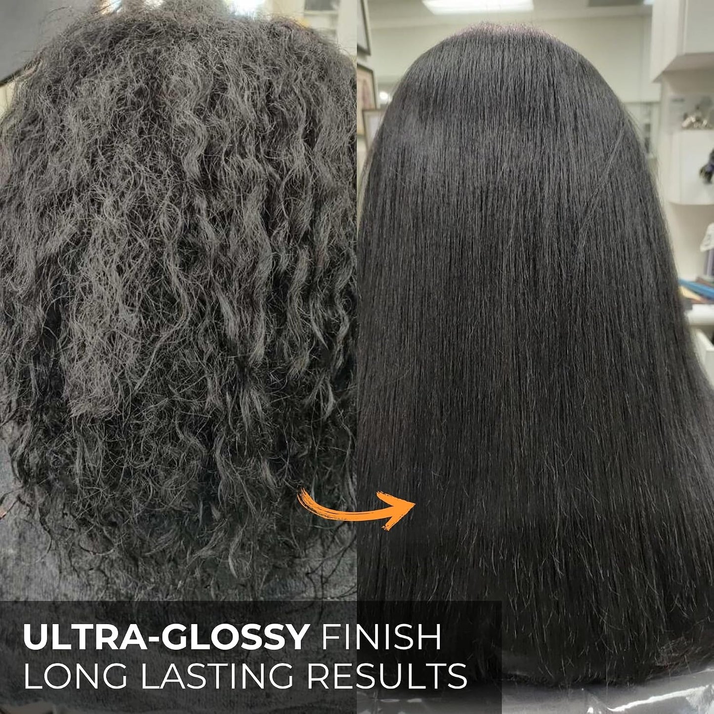 KERAZON Brazilian Keratin Treatment | At-Home Smoothing & Straightening Kit - 2oz/60ml - For All Hair Types
