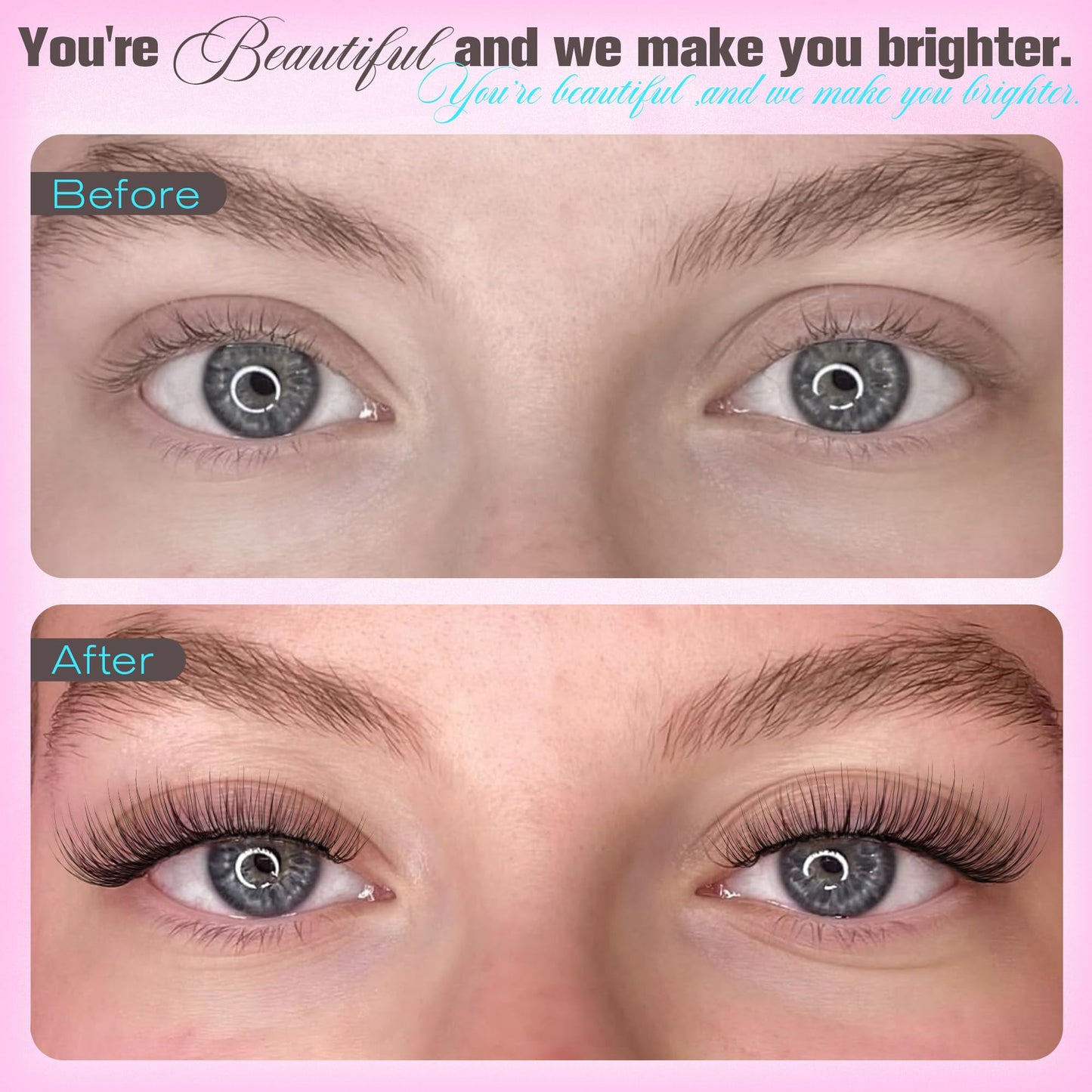 Natural Lash Clusters Wispy Eyelash Clusters Short 10-12-14MM Cluster Eyelash Extensions Clear Band Cluster Lashes 224PCS C Curl Individual Lashes for Clean Girl DIY Pestañas Postizas Naturales