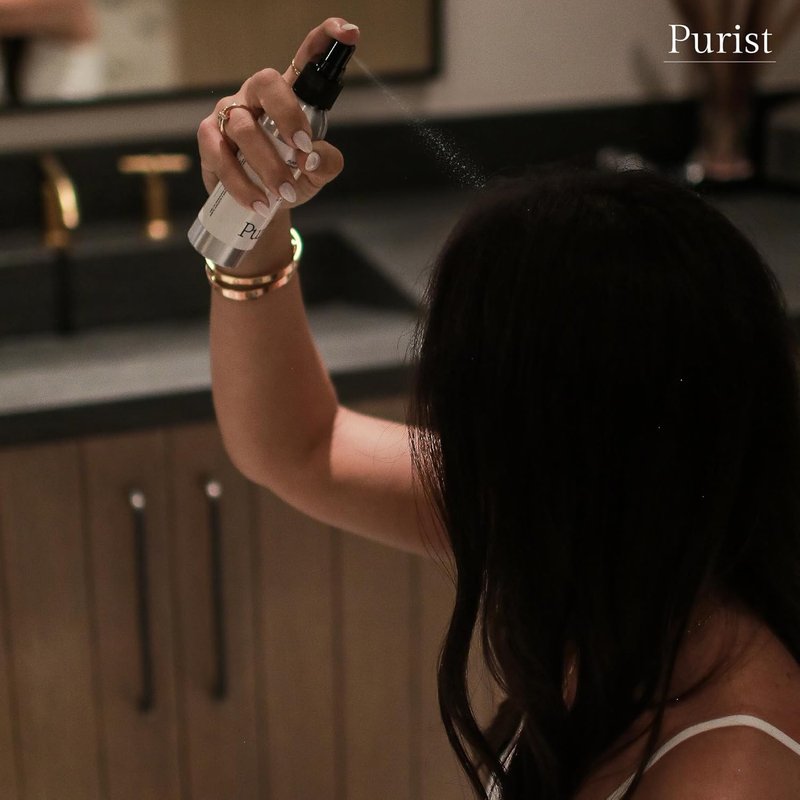 Purist Dandruff Spray - Leave-In Itchy Scalp Treatment | Hydrating, Lightweight Moisturizer for Dryness & Flaky Skin