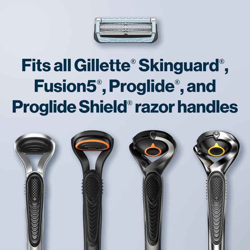 Gillette SkinGuard Men's Razor Handle + 2 Blade Refills