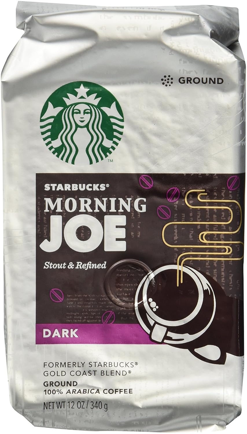 Starbucks Ground Coffee - Dark Roast Italian Blend | 100% Arabica, 18 oz Bag