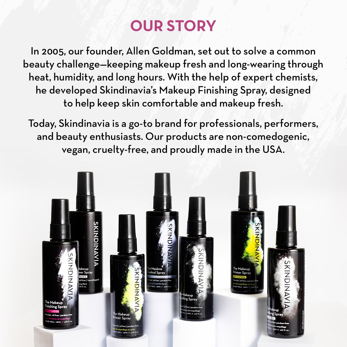 Skindinavia Makeup Setting Spray, Bridal Setting Spray for Makeup Long Lasting, Waterproof & Heat-Resistant Cooling Formula, All-Day Wear Up to 16+ Hours, Wedding Day, Bridal Shower Gift, 2 Oz