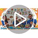 Hero Birthday Party Decorations Set - 27pcs Banner & Centerpieces