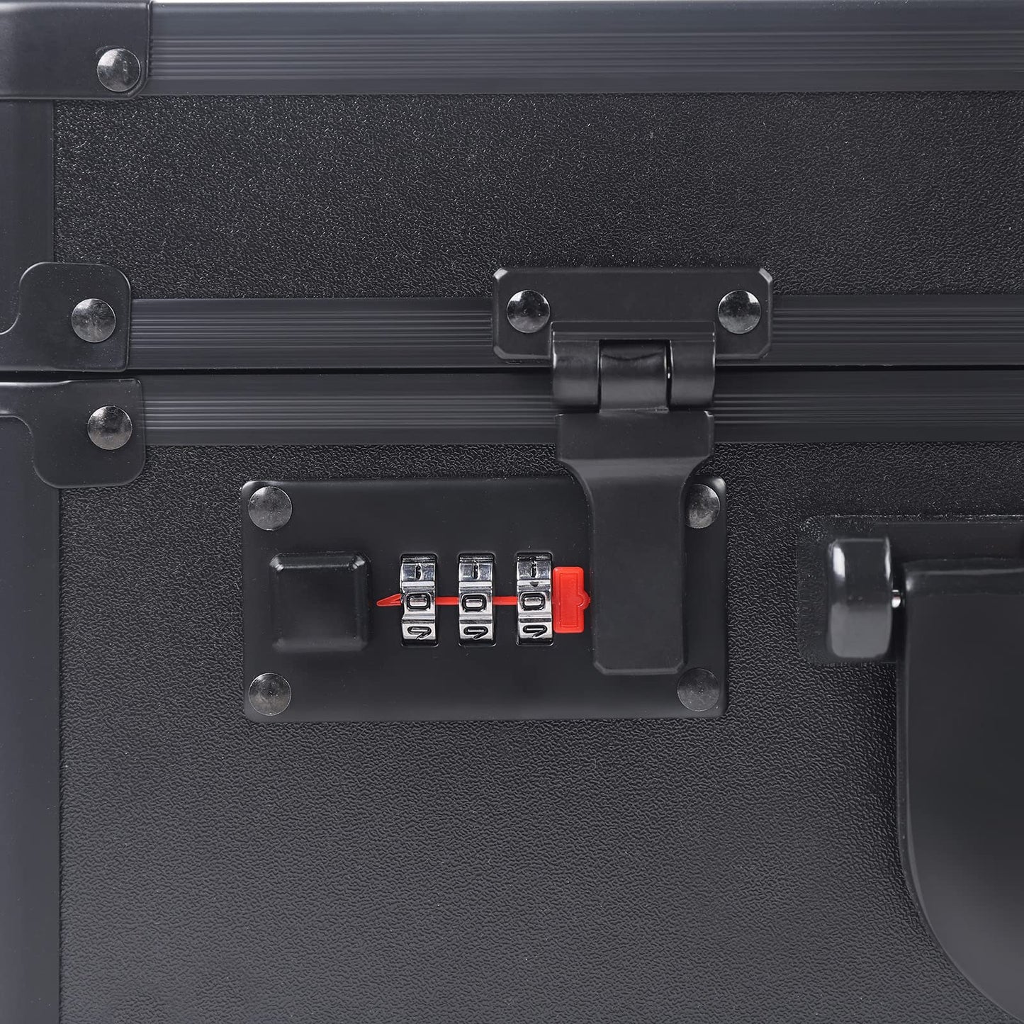 DENEST Barber Tool Travel Case Hairdresser Salon Clipper Trimmer Holder Organizer Box Tool Case with lock, Hair Styling Cutting Kit for Clipper Shears Combs Cosmetics Salon Beauty Supplies